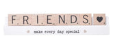 Friends Scrabble Table Plaque
